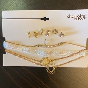 Choker and earrings set for sale